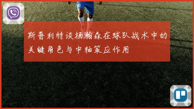 斯普利特谈杨瀚森在球队战术中的关键角色与中轴策应作用
